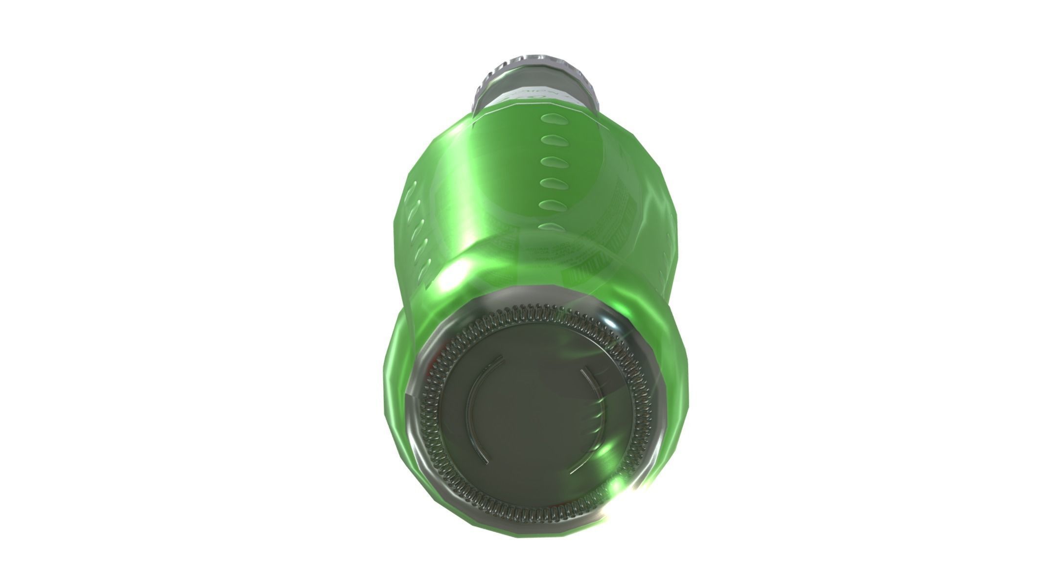 Supermarket Soda Drink Bottle 06 Low Poly PBR Realistic Low-poly 3D model_8
