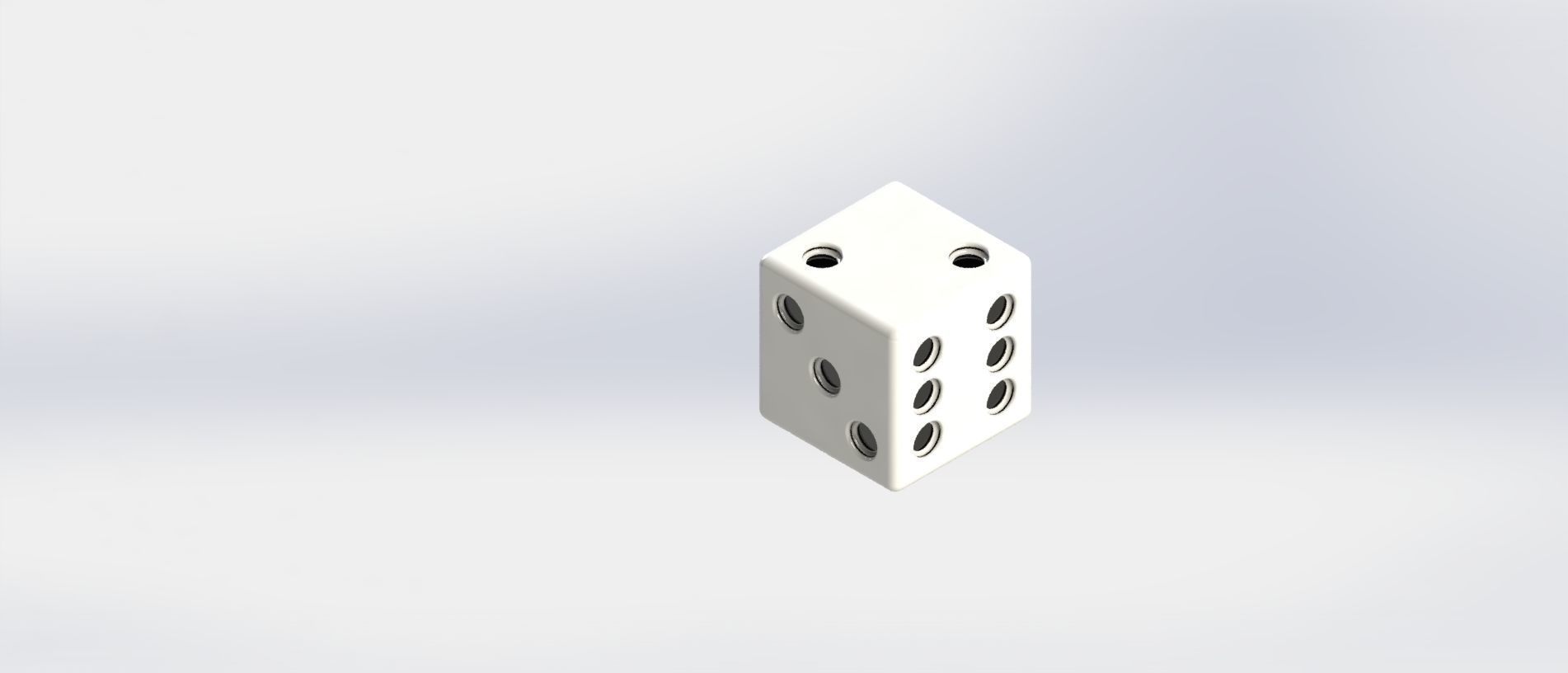 Dice game 3D model_1