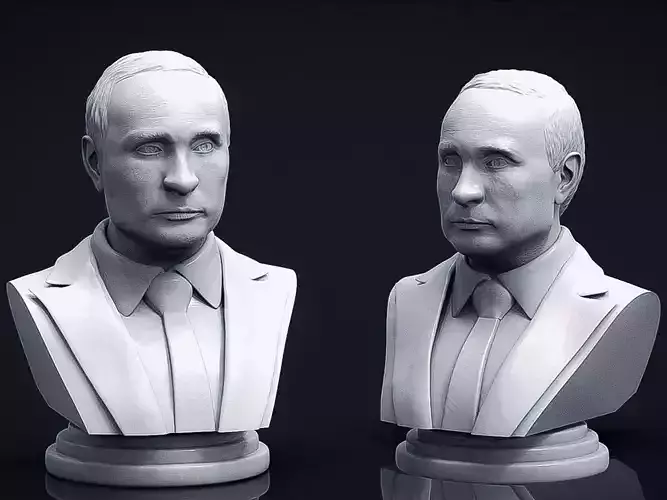 Vladimir Putin 3D Printable Bust 3D print model