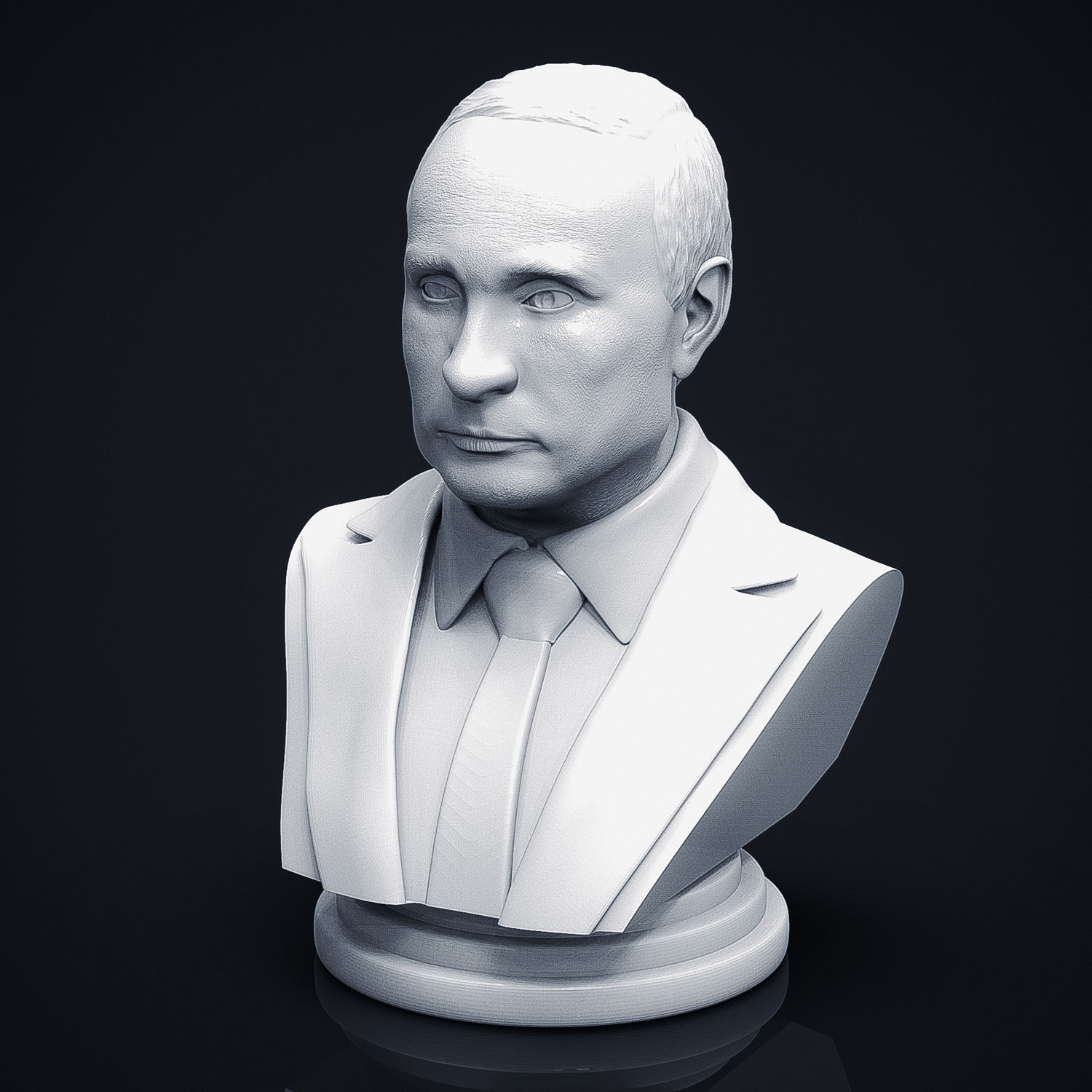 Vladimir Putin 3D Printable Bust 3D print model_10