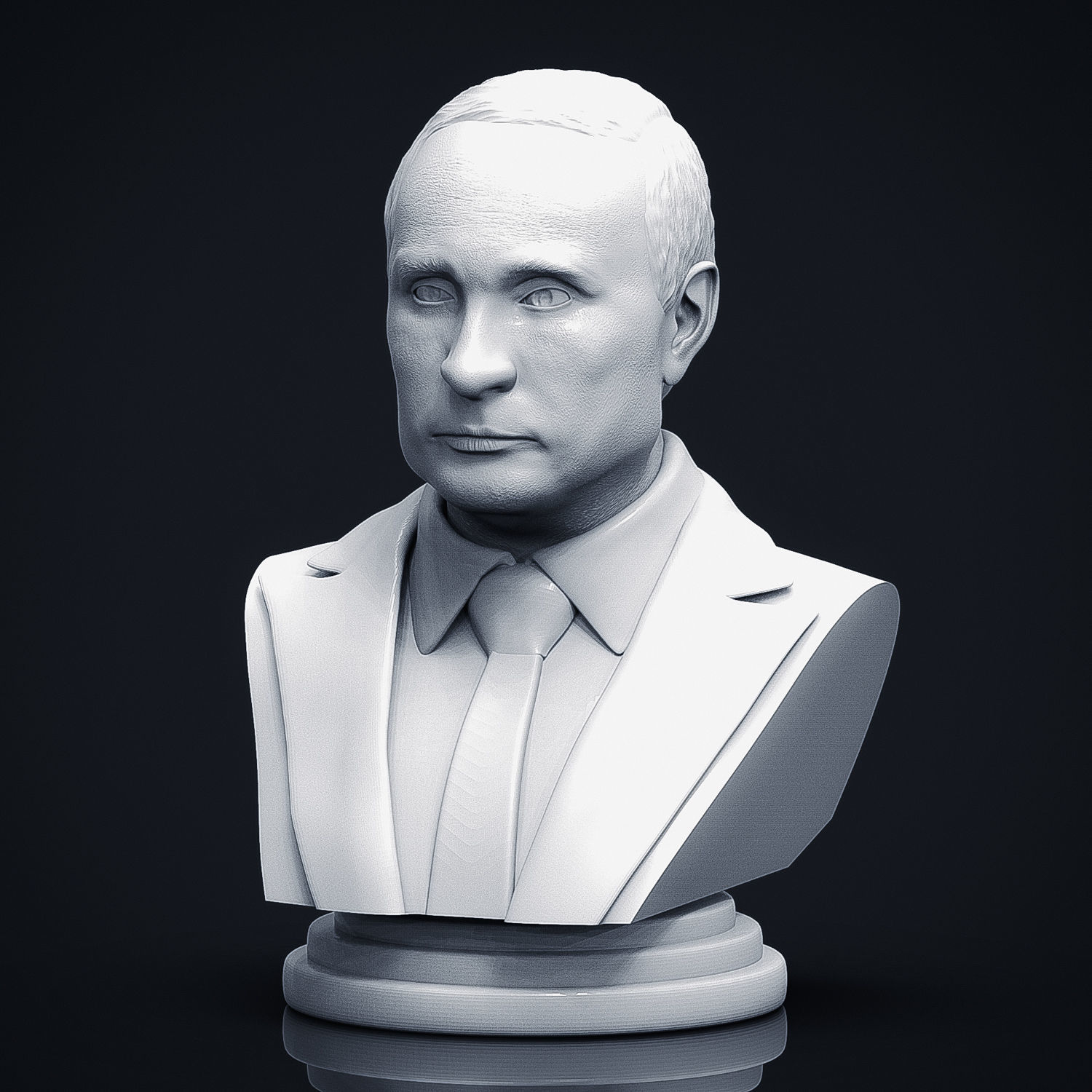 Vladimir Putin 3D Printable Bust 3D print model_5