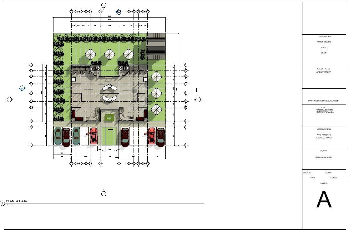 GALERIA MODERNA Low-poly 3D model_1