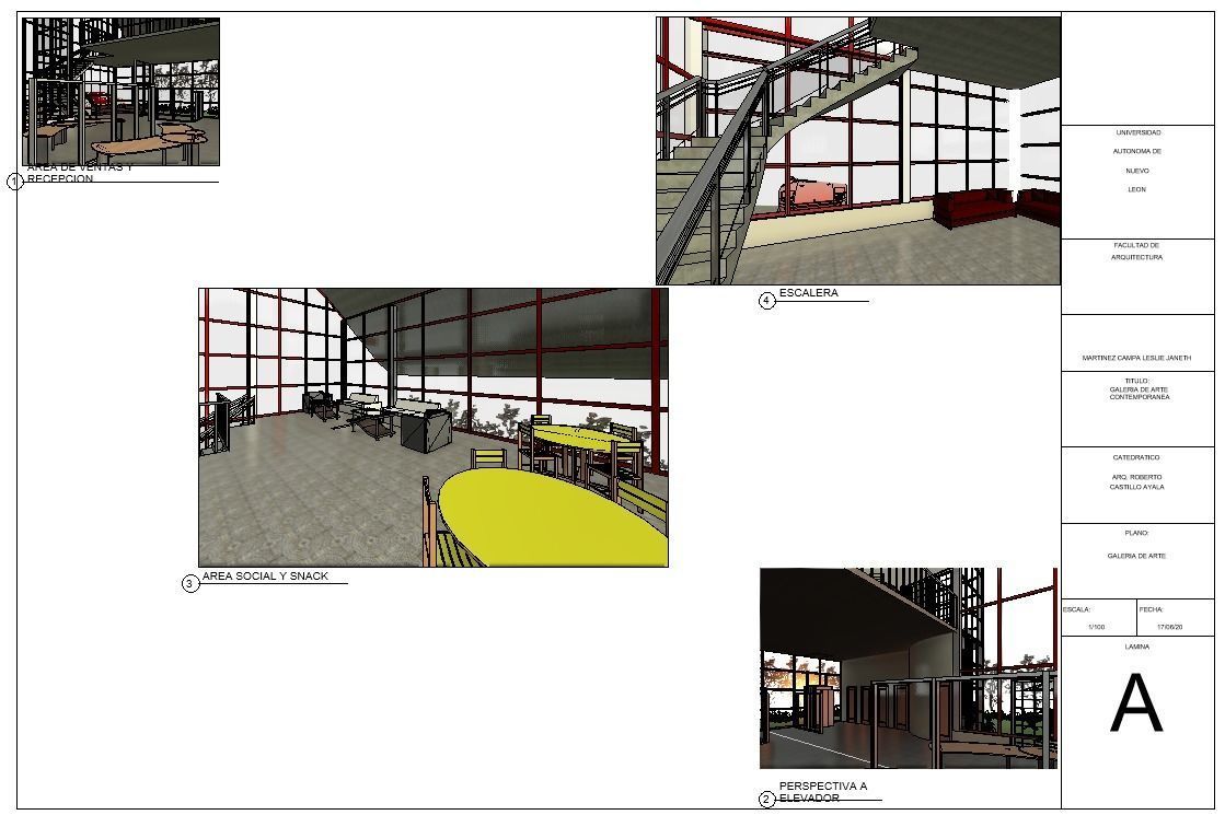 GALERIA MODERNA Low-poly 3D model_5