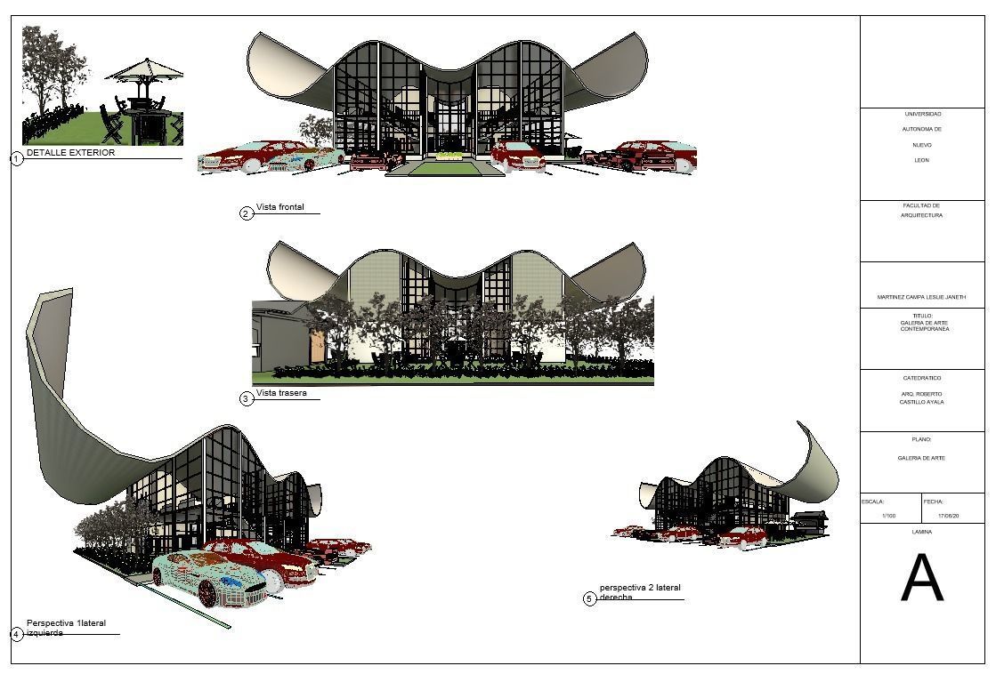 GALERIA MODERNA Low-poly 3D model_4