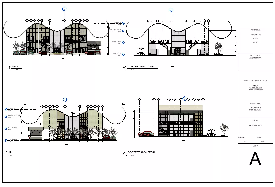 GALERIA MODERNA Low-poly 3D model_0