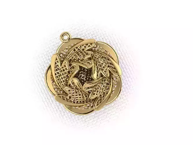 pendant33 celtic knot pendant in gold