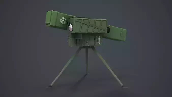 TL-4 Atgm China next generation  Low-poly 3D model