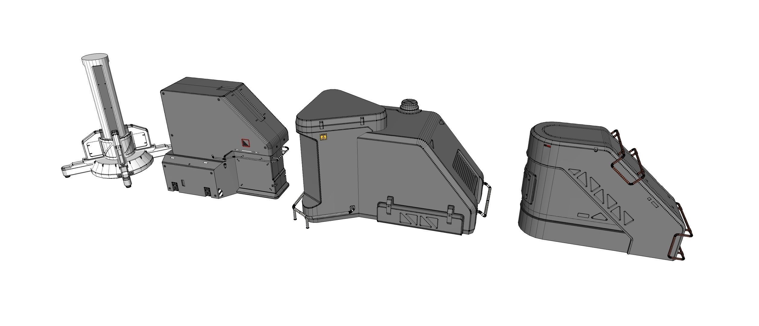 sci-fi Architecture kitbash 39 3D model_15