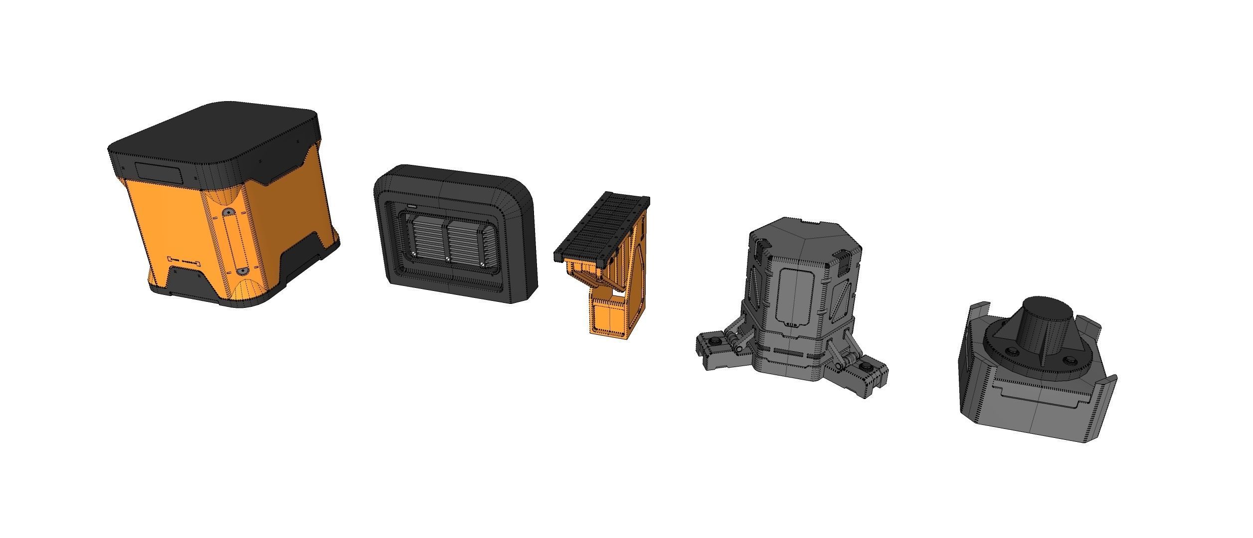 sci-fi Architecture kitbash 39 3D model_18