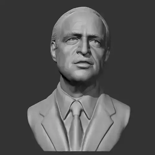 Marlon Brando 3D print model 3D print model
