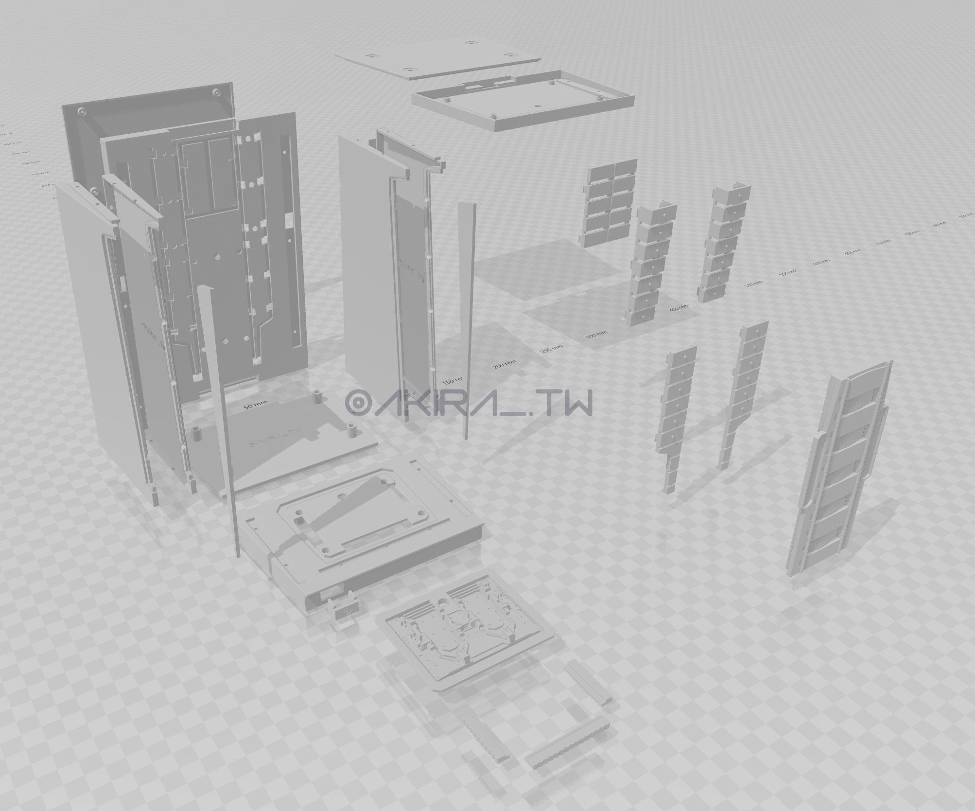 Avengers Iron man Hall Of Armor 3D print model_4