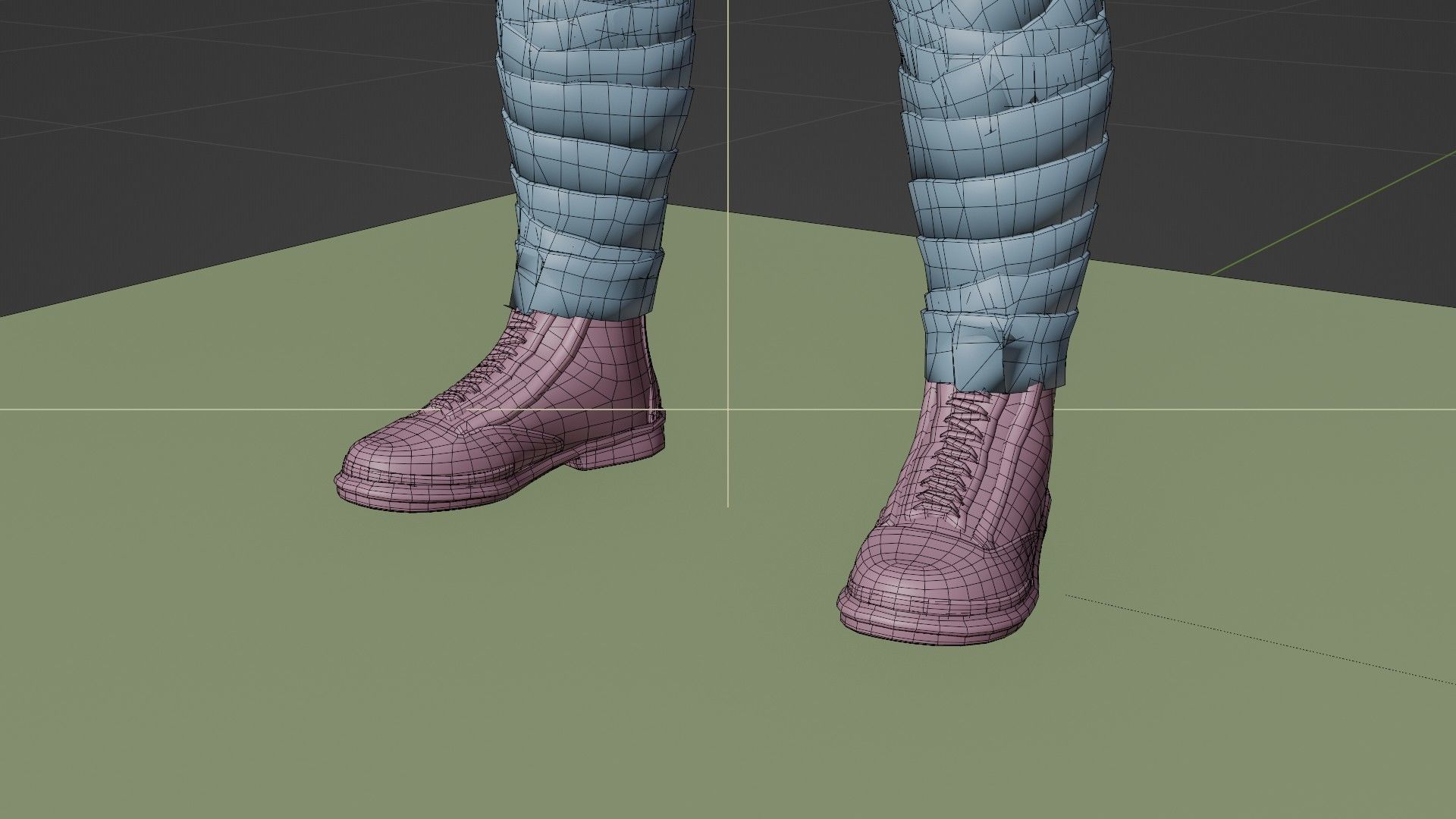 SOLDIER WWI French Rigged 3D model_28