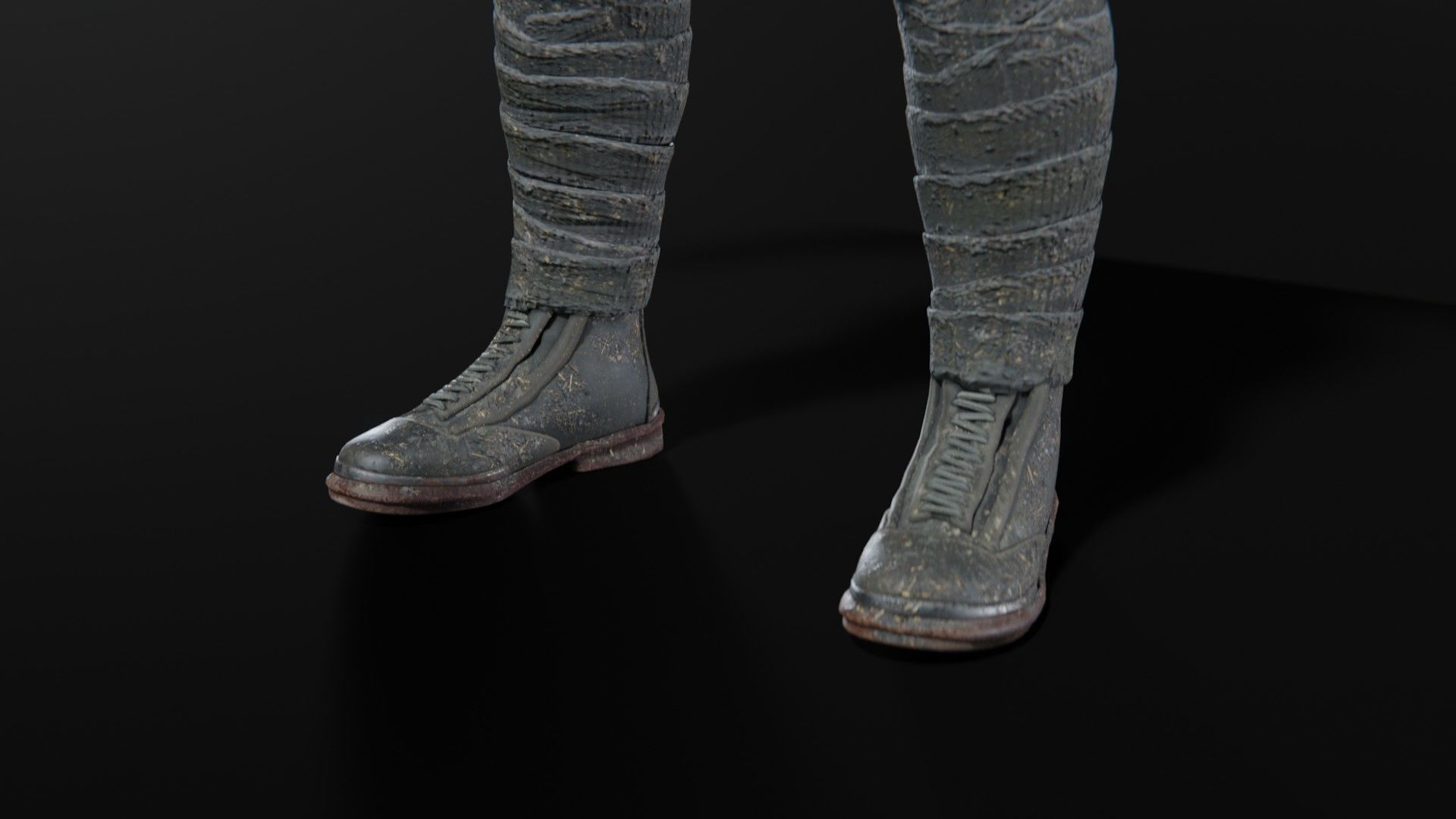 SOLDIER WWI French Rigged 3D model_15