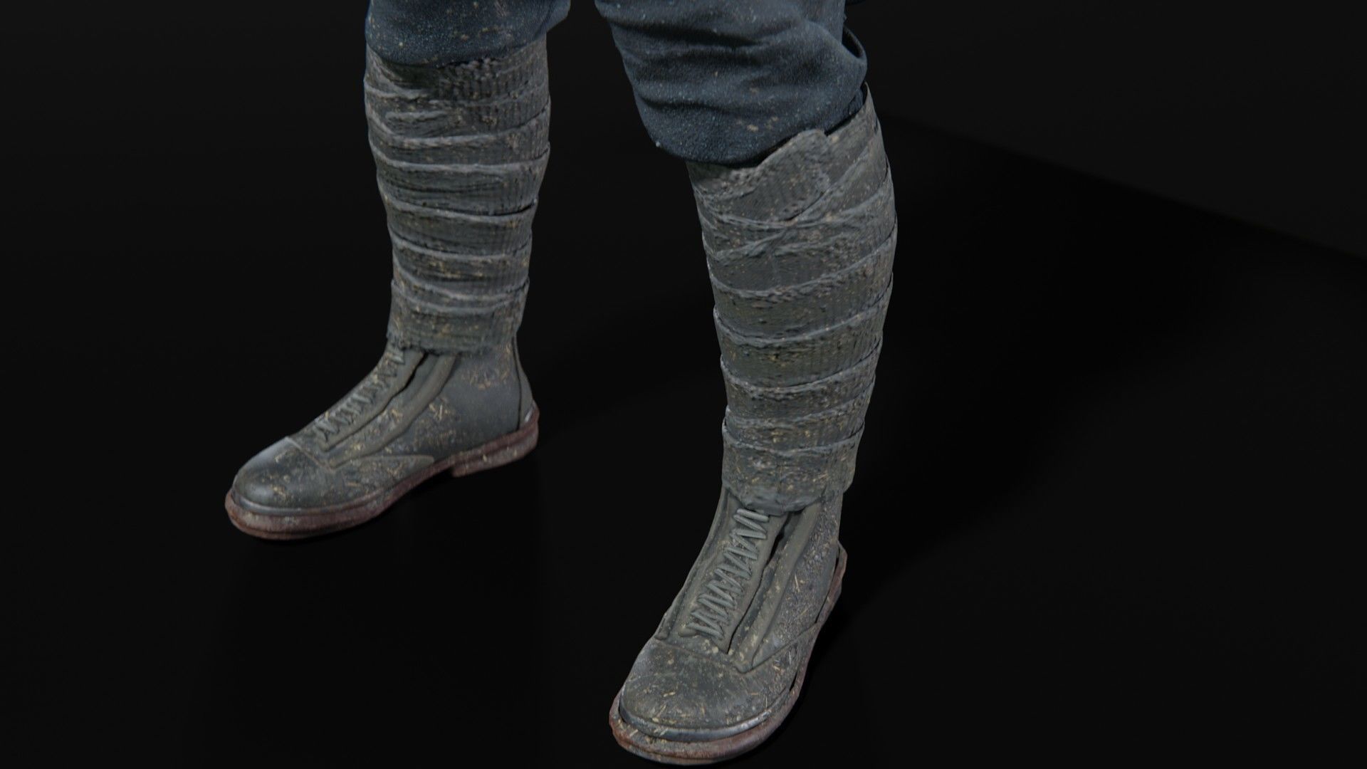 SOLDIER WWI French Rigged 3D model_11