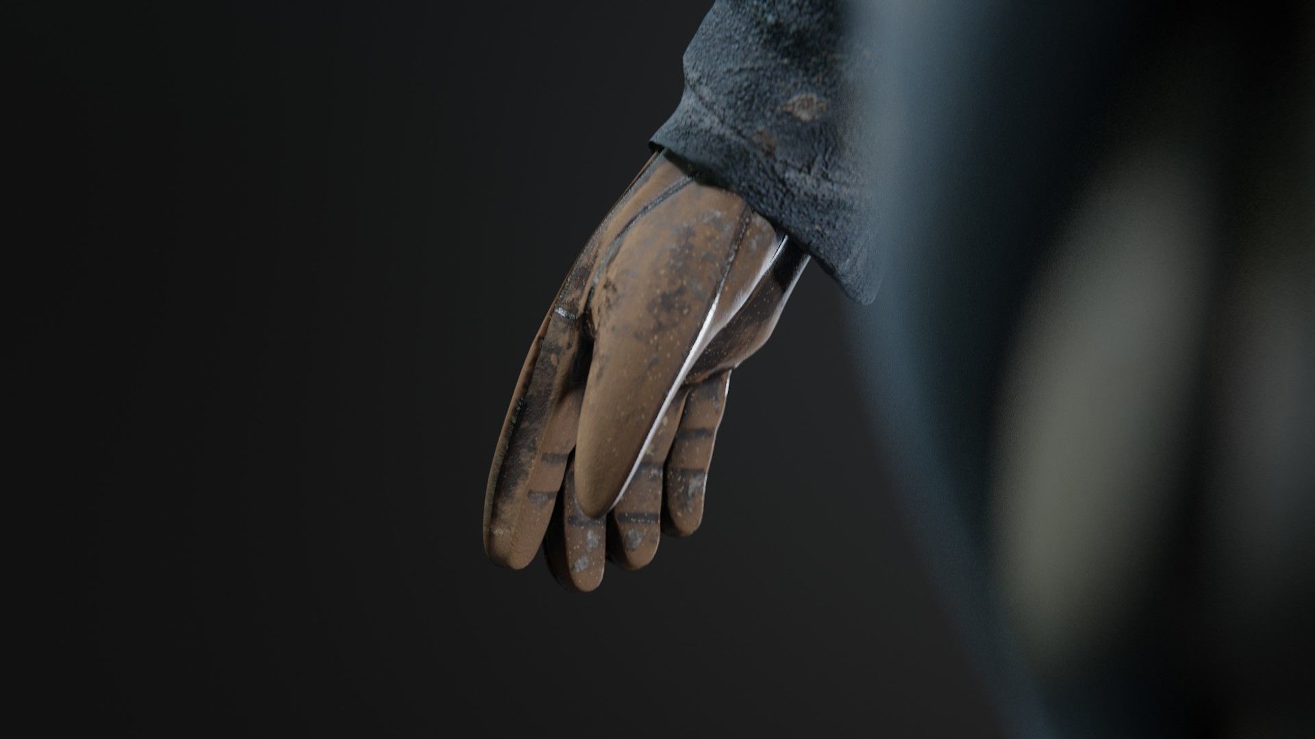 SOLDIER WWI French Rigged 3D model_13