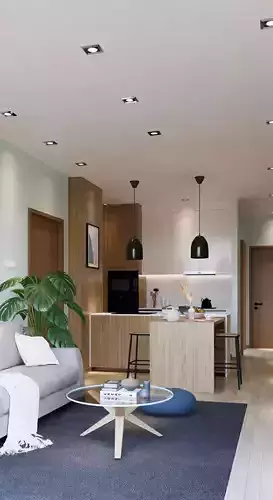 3D SketchUp Modelling and Enscape Scene Interior