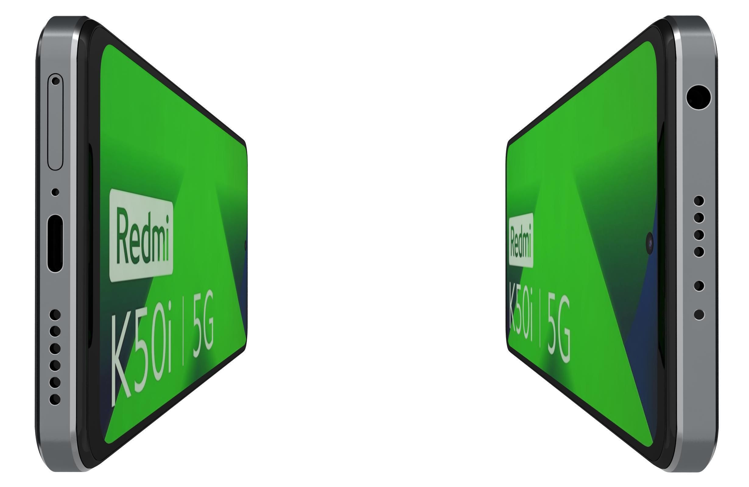 Xiaomi Redmi K50i All Colors Low-poly 3D model_25