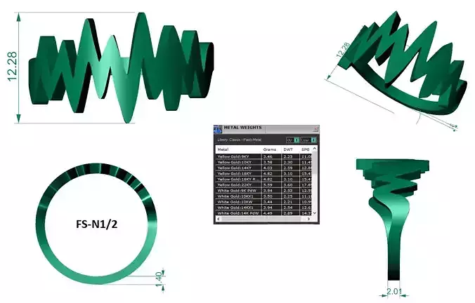 HART BIT RING DESIGN