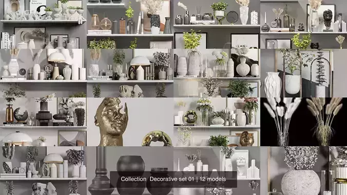 Collection  Decorative set 01 
