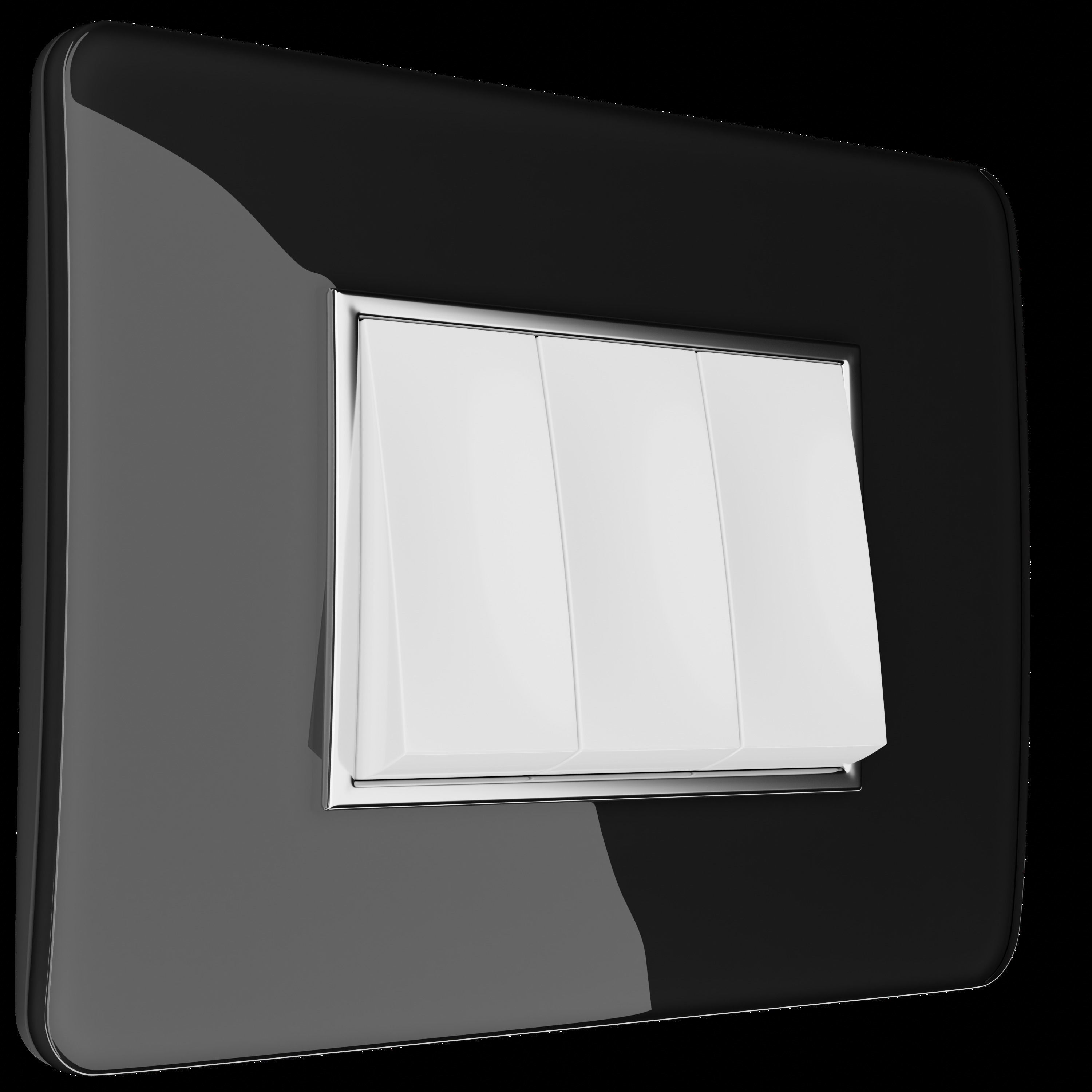 Curved Switch Board 3D model_3