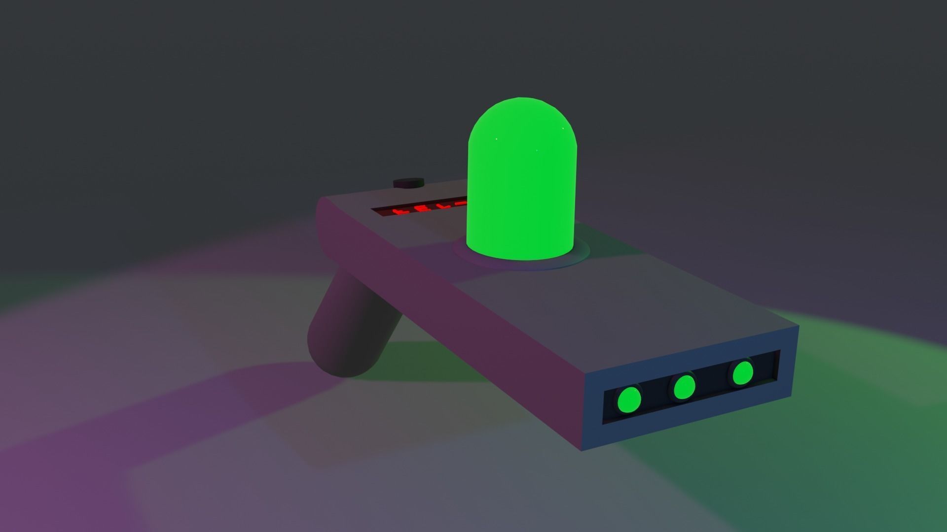 ricks weapon 3D model_6