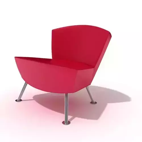 Modern Pink Arm Chair