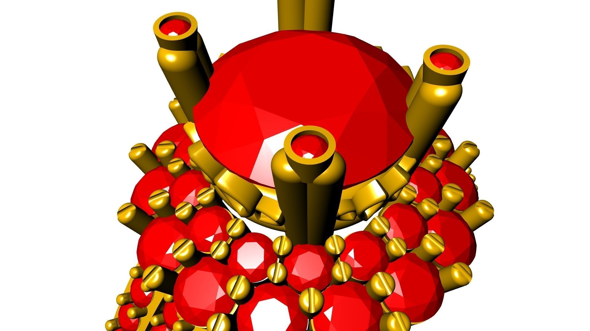 two row diamond engagement ring stl verified 3D print model_15