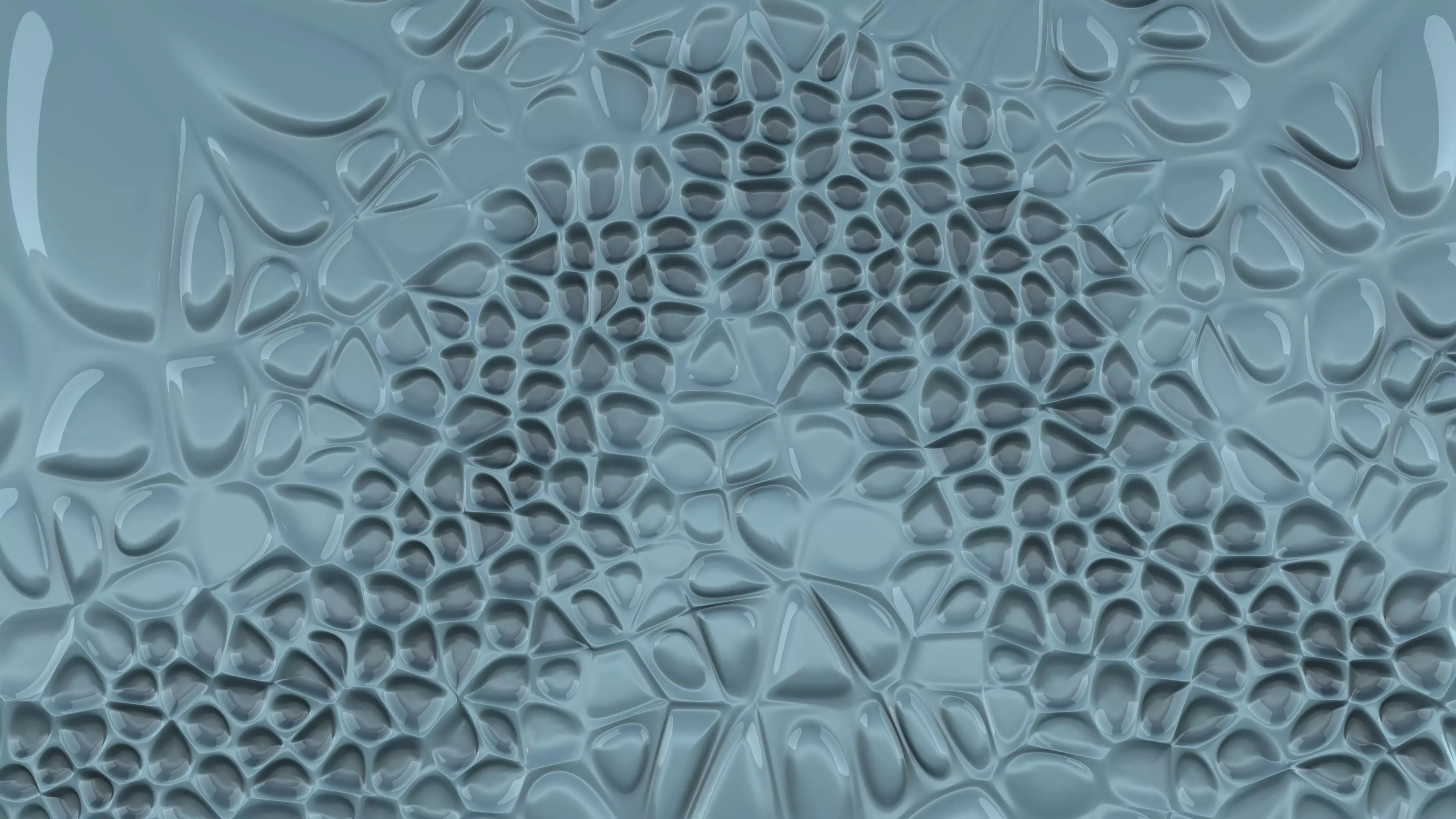 Parametric design wall - Voronoi 3D model