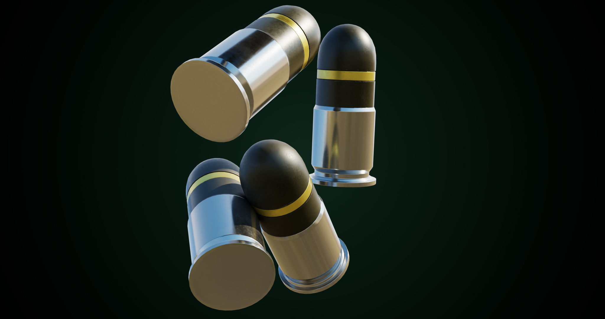 Grenade Launcher Gun All PBR Unity UE Textures Included Low-poly 3D model_18