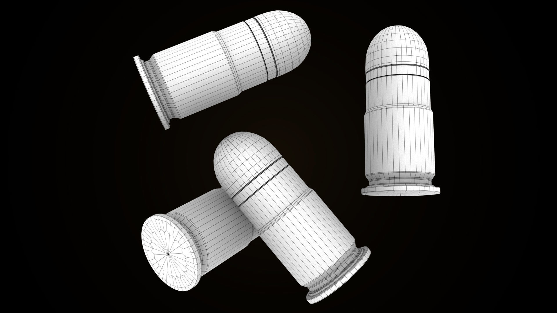 Grenade Launcher Gun All PBR Unity UE Textures Included Low-poly 3D model_33