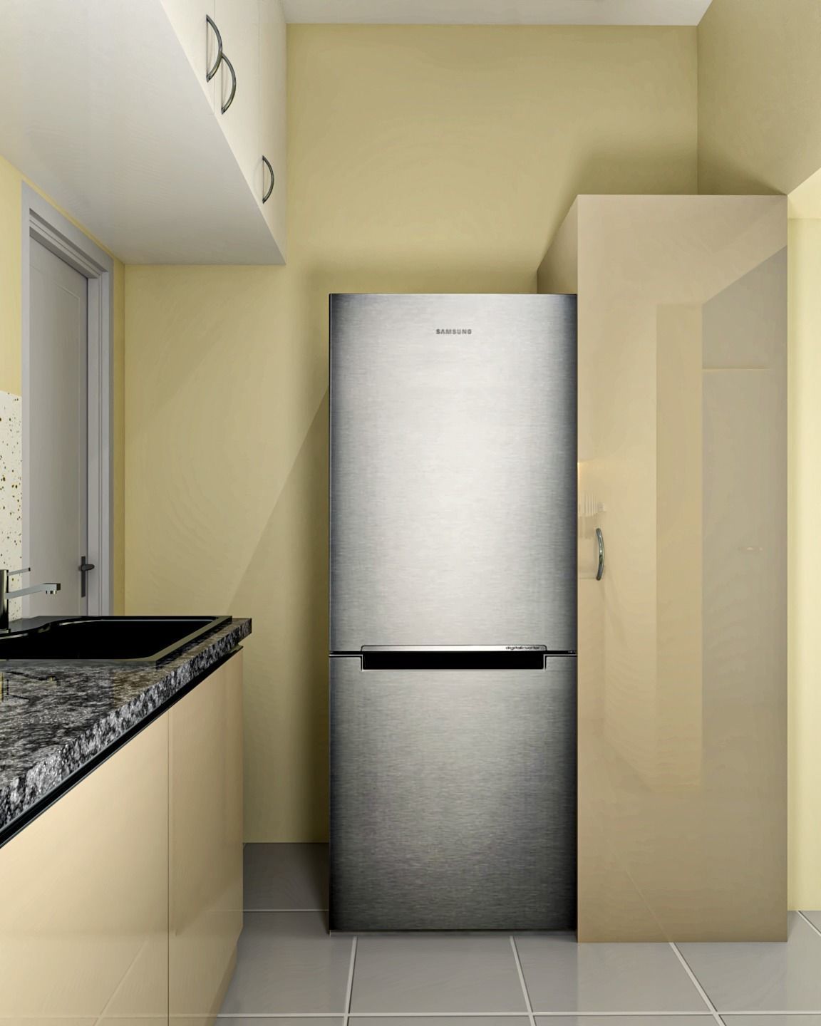 3BHK Flat 3D model_3