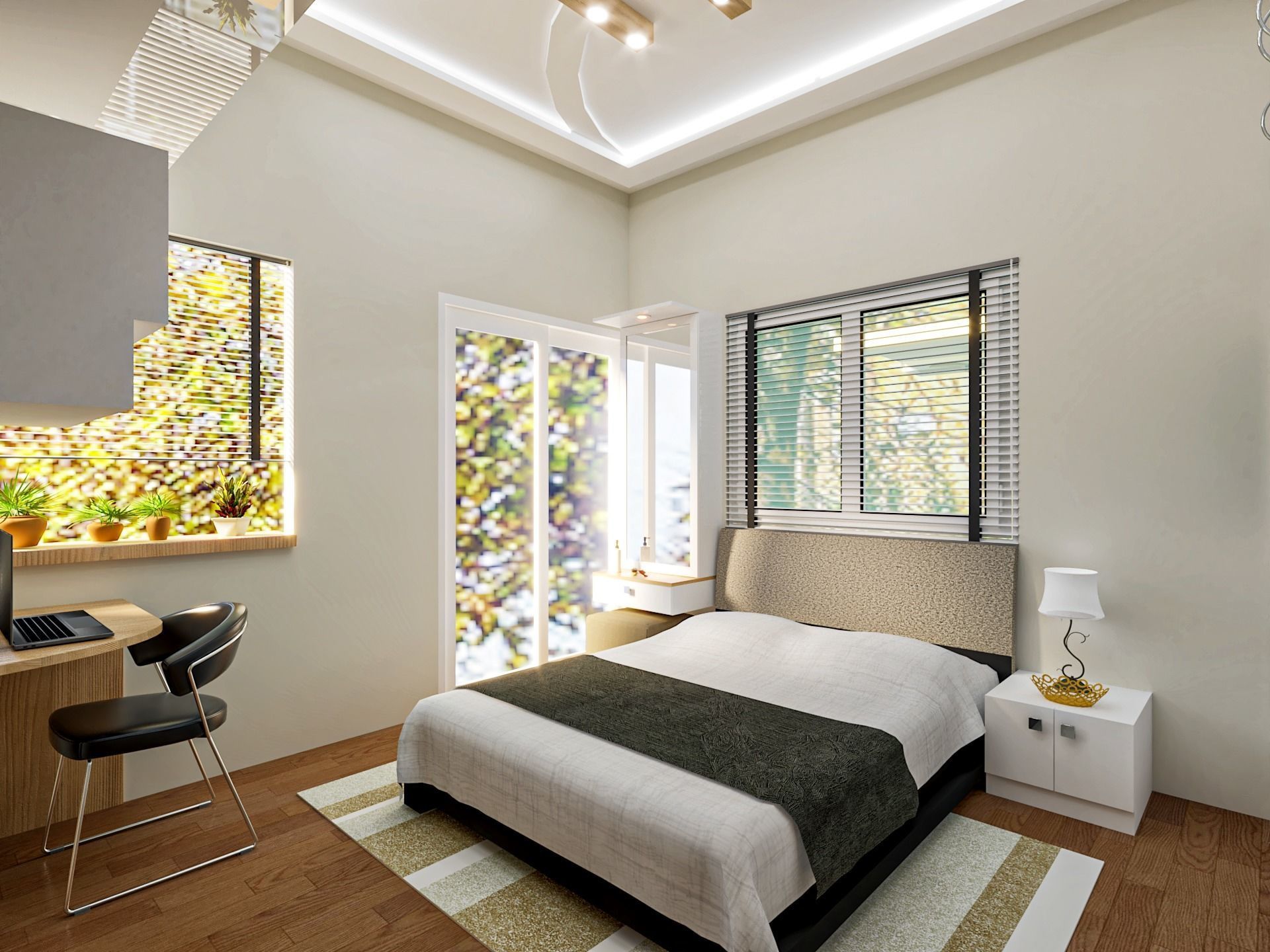 3BHK Flat 3D model_25