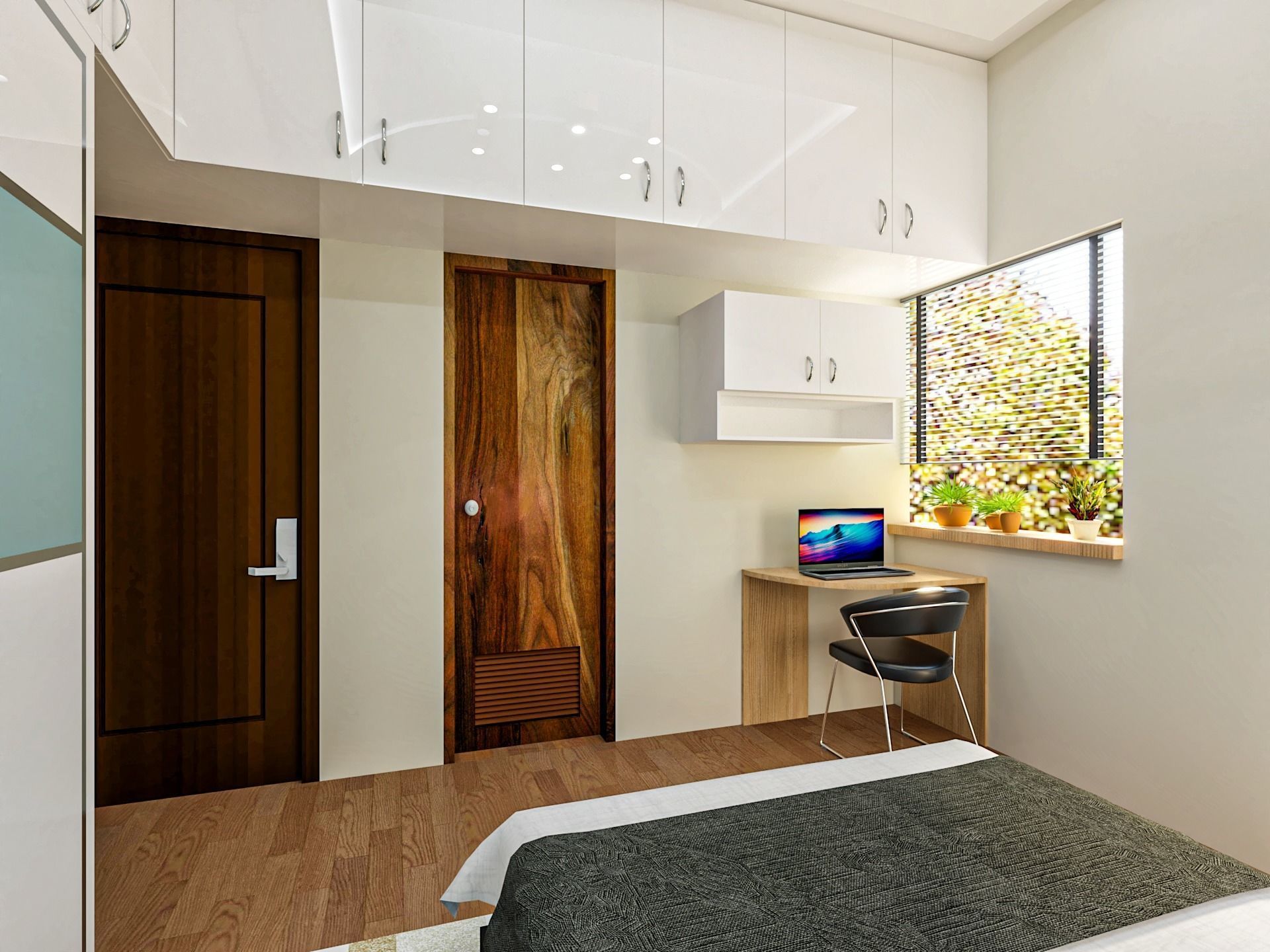 3BHK Flat 3D model_15