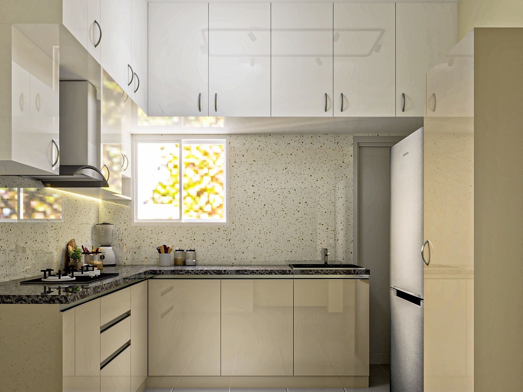 3BHK Flat 3D model_5