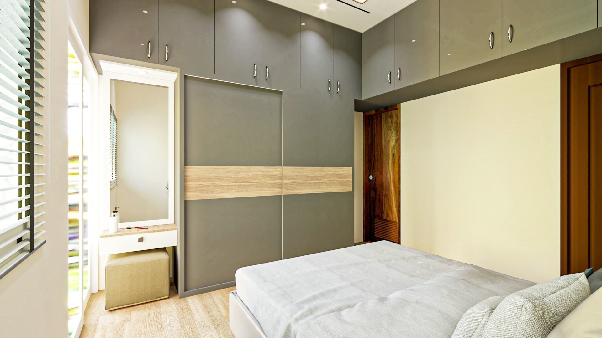 3BHK Flat 3D model_24