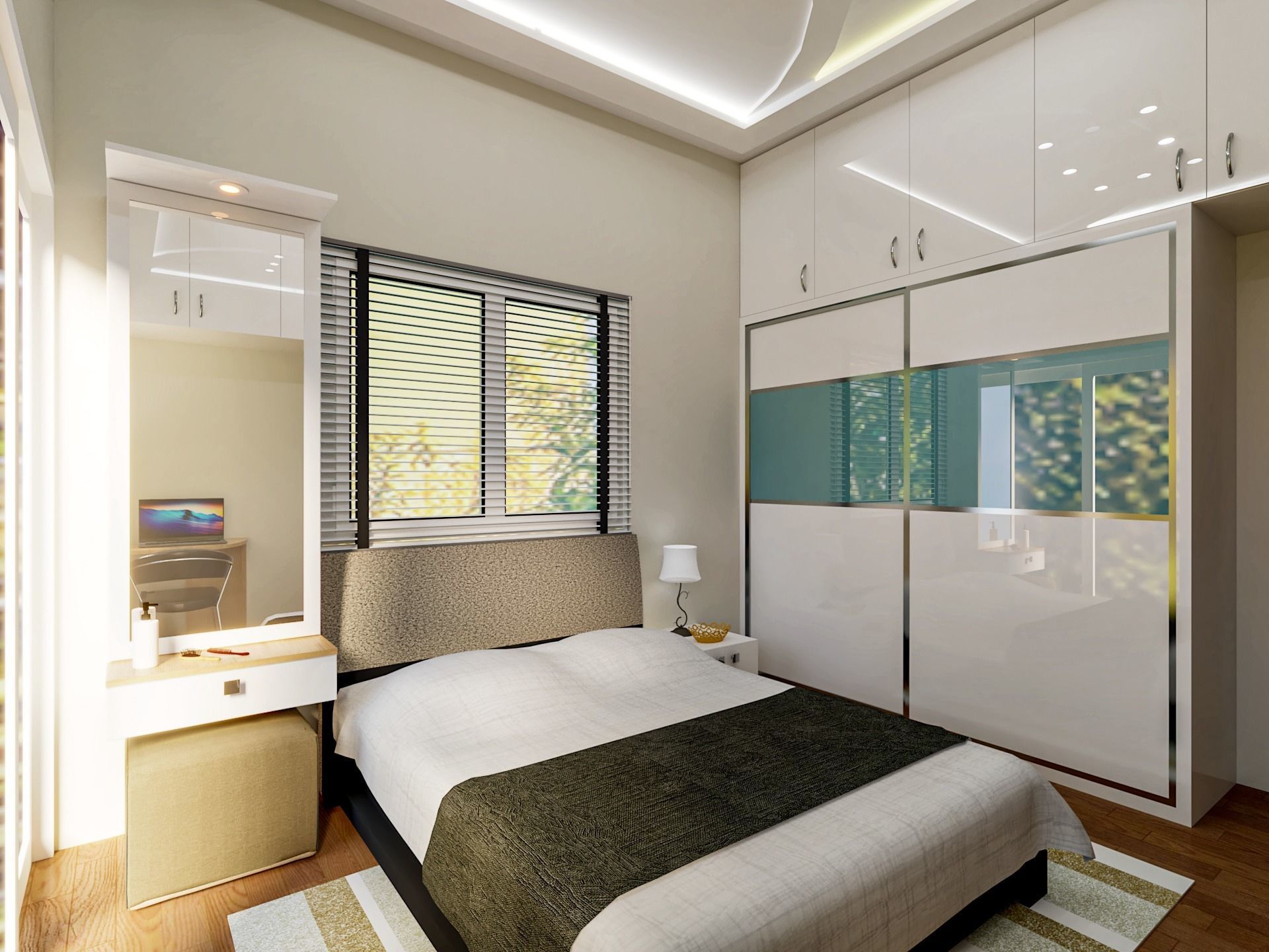 3BHK Flat 3D model_19