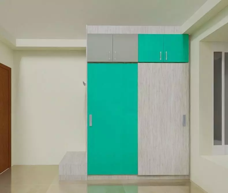 2BHK Individual Flat 3D model