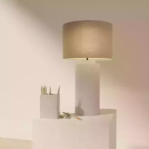 Table and lamp set