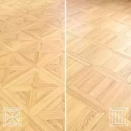 Parquet - Laminate - Wooden floor 2 in 1