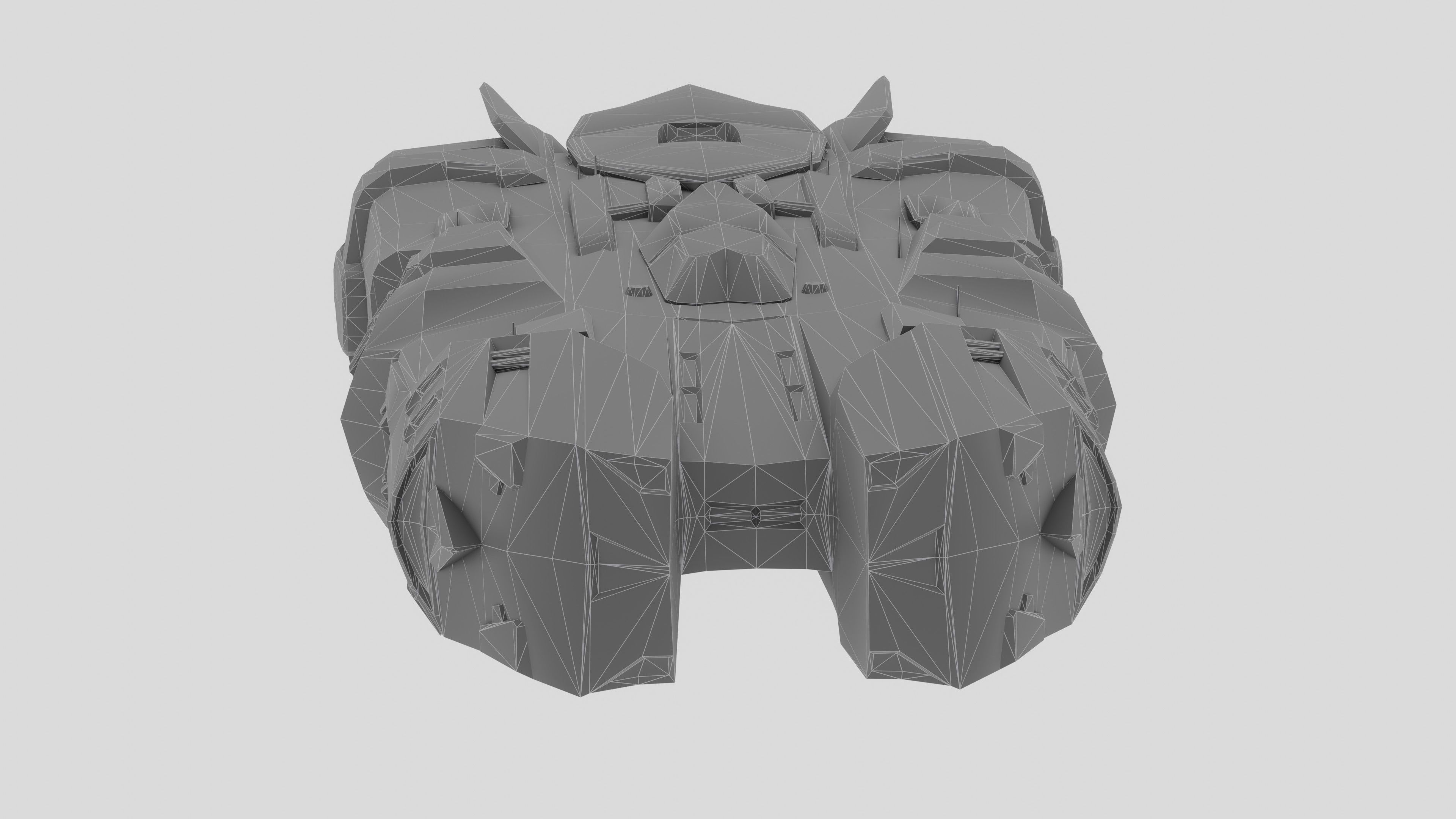 BC Barbara Spaceship Low-poly 3D model_13