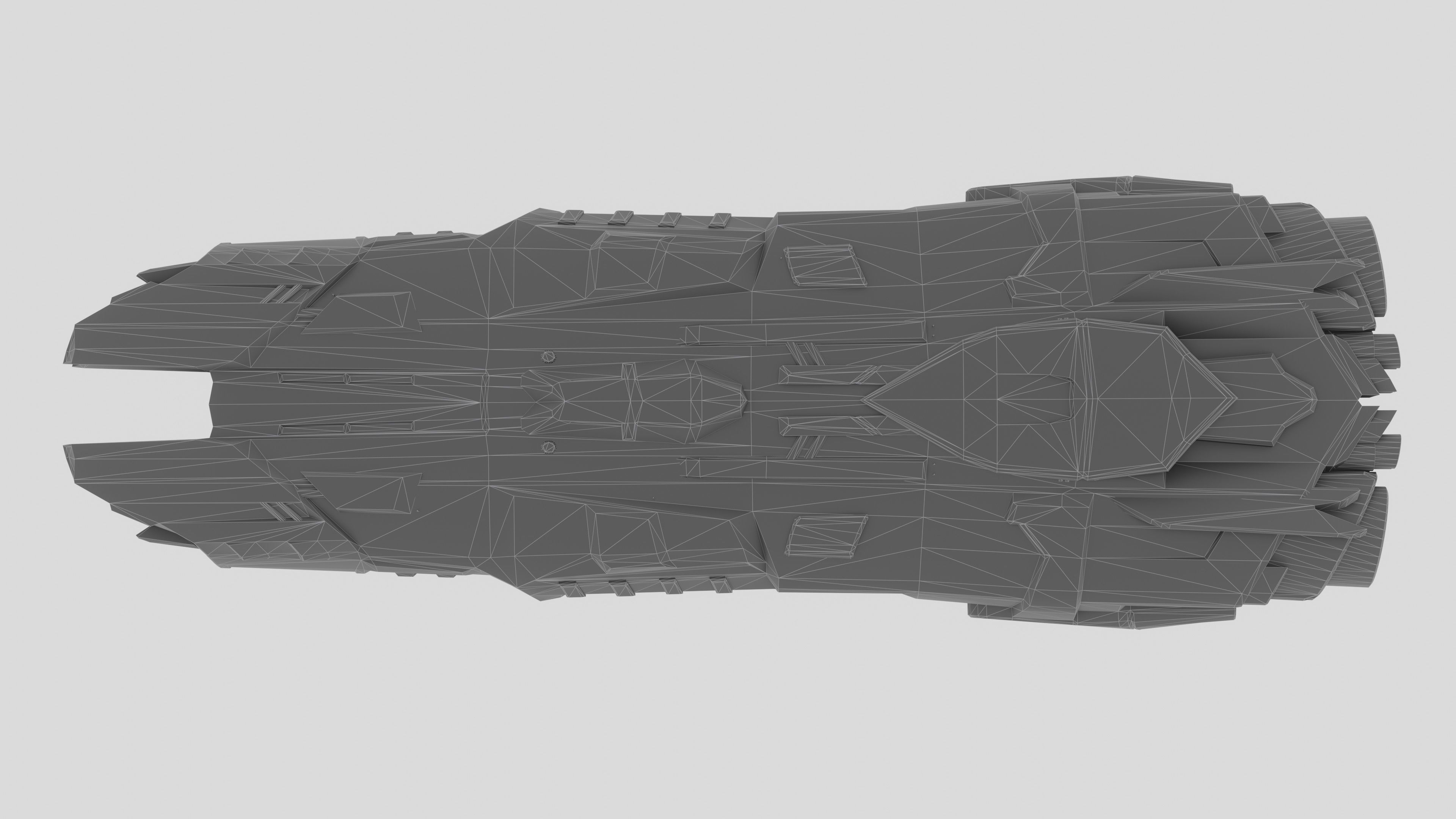 BC Barbara Spaceship Low-poly 3D model_15