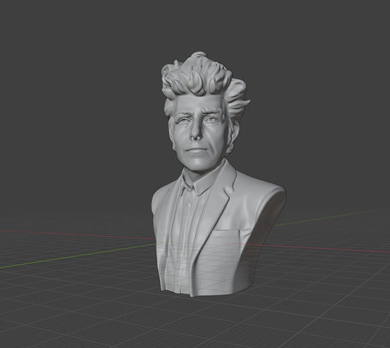 Bob Dylan 3D print model