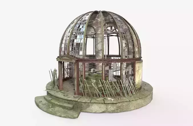 Abandoned Greenhouse 3D model