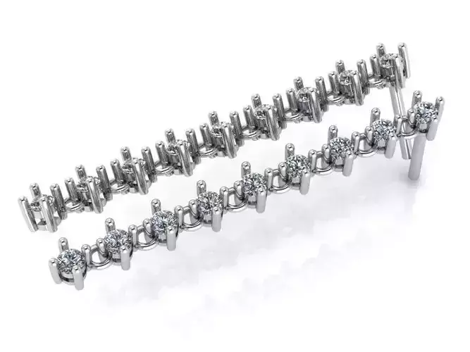 round basket setting earring 385