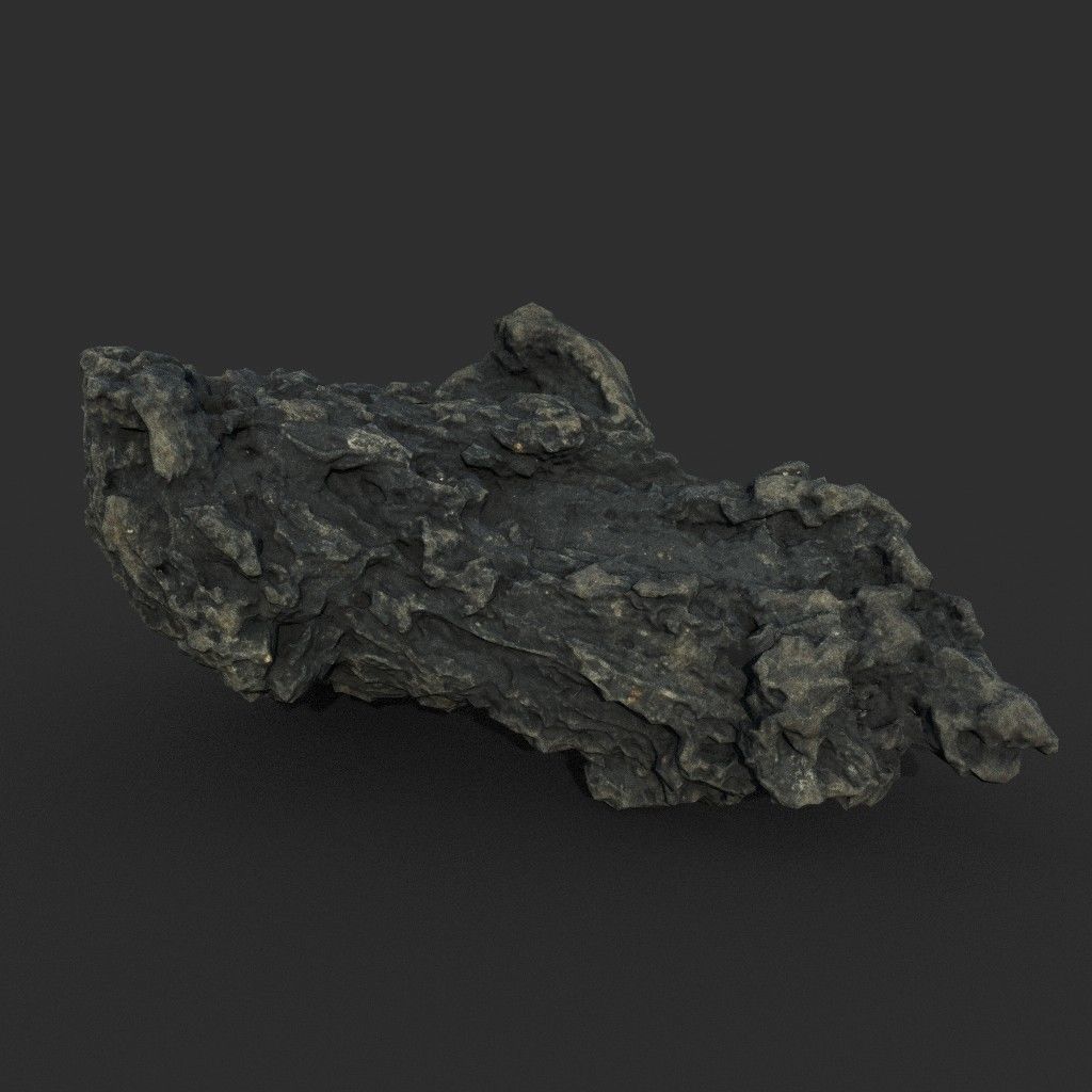 Low poly Lava Rock Photogrammetry 220723 - Ultra HD 16K Textures Low-poly 3D model_11