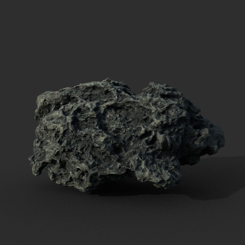 Low poly Lava Rock Photogrammetry 220723 - Ultra HD 16K Textures Low-poly 3D model_7