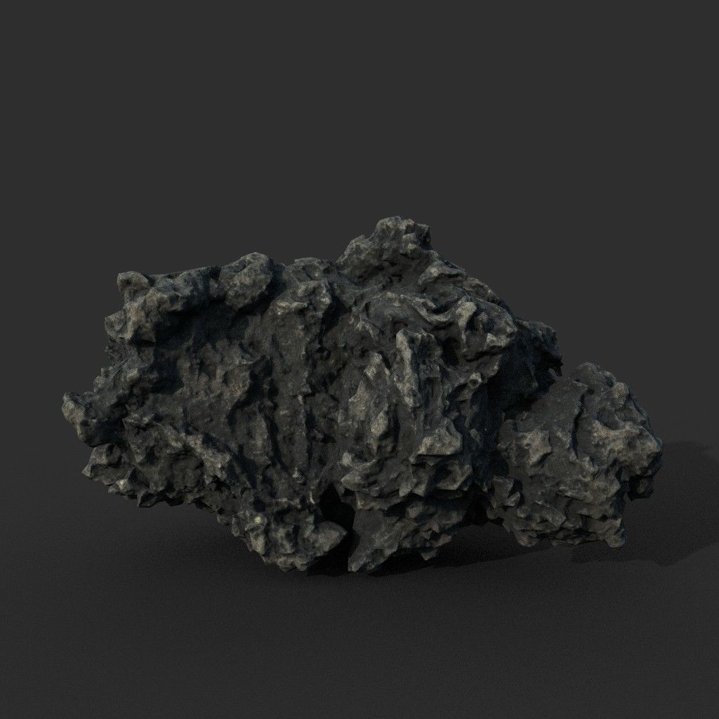 Low poly Lava Rock Photogrammetry 220723 - Ultra HD 16K Textures Low-poly 3D model_15