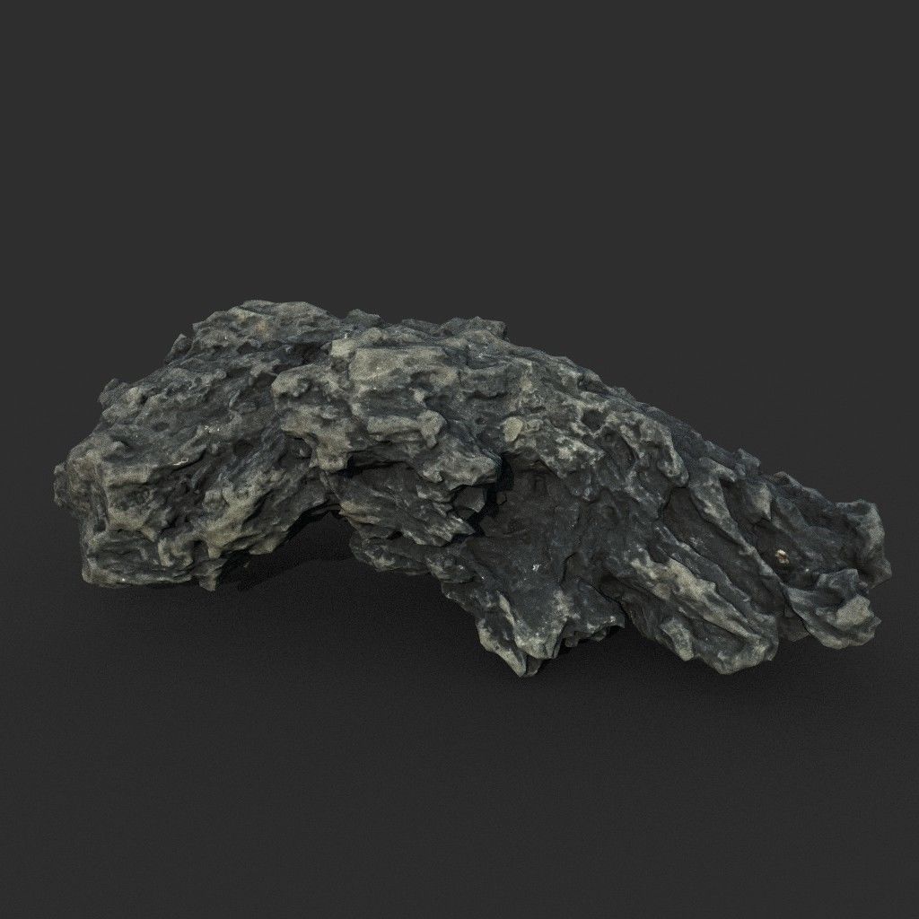Low poly Lava Rock Photogrammetry 220723 - Ultra HD 16K Textures Low-poly 3D model_5