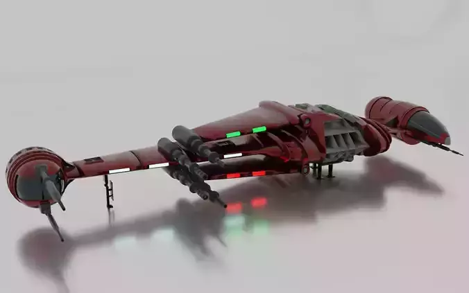 B-wing spaceship