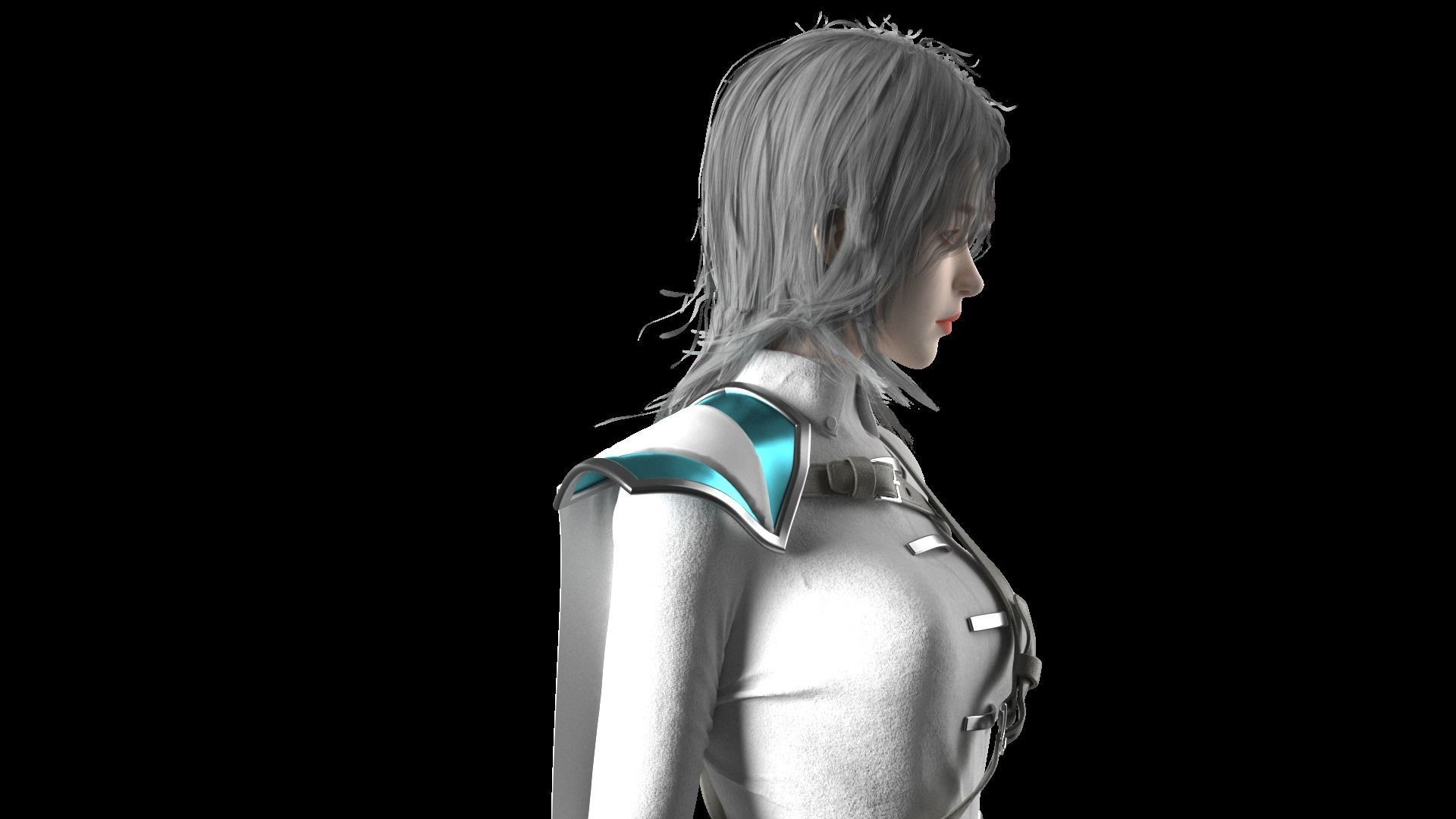 Female Outfit Marvelous Designer Project 3D model_10